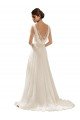 V-Neck Lace Wedding Dress On Chiffon Sydney
