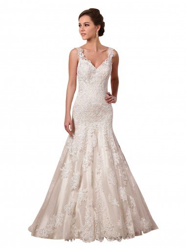 Shop Open Back Mermaid Tulle Wedding Dress with Lace Bodice Sydney