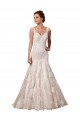 Open Back Mermaid Tulle Wedding Dress with Lace Bodice Sydney