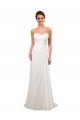 Shop Sweetheart Neckline Chiffon Wedding Dress with Criss-Cross Ruched Bodice Sydney