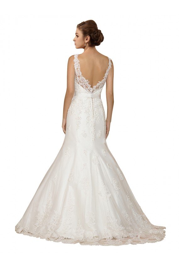 Shop Sweethart V-Neckline Lace Wedding Dress with Shoulder Straps Sydney
