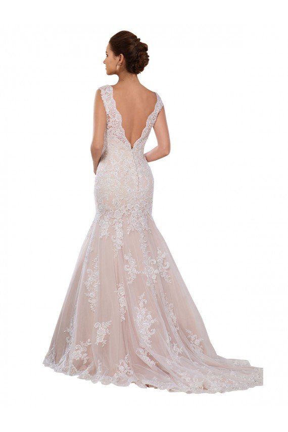 Shop Classic Fit and Flare V-Neck Mermaid Lace Wedding Dress Sydney