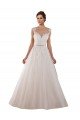 Illusion Sweetheart Neck Ball Gown Tulle Wedding Dress with Lace Bodice Sydney