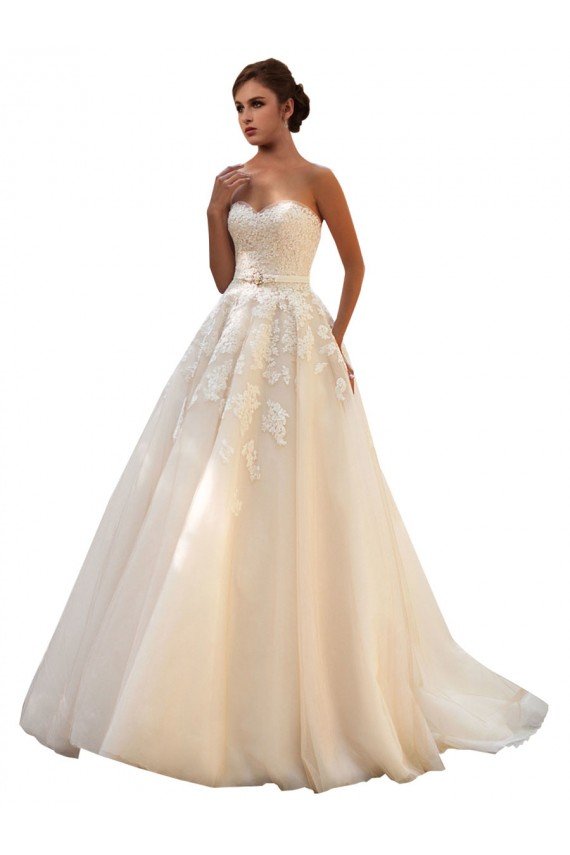 Shop Sweetheart Ball Gown Tulle Wedding Dress with Lace Bodice Sydney
