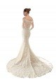 Long Sleeves Off the Shoulder Trumpet Lace Wedding Dress Sydney