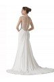 Shop Sweetheart Sheath Chiffon Beach Wedding Dress with Beaded Belts Sydney