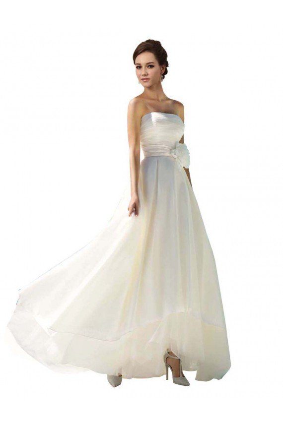 Strapless A-Line Taffeta Wedding Dress Sydney