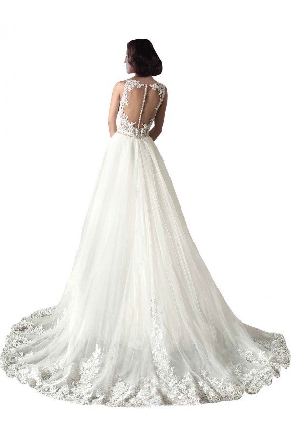 Sweetheart Fit and Flare Tulle Lace Wedding Dress Sydney