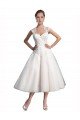 Shop A-Line Short Tea Length Sweetheart Tulle Lace Beach Wedding Dress Sydney