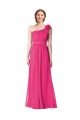 Shop Full Length One Shoulder Chiffon Bridesmaid Dress Sydney