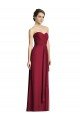 Shop Long Strapless Chiffon Bridesmaid Dress with Side Slit Sydney