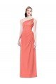 Shop Draped Full Length One Shoulder Chiffon Bridesmaid Dress Sydney