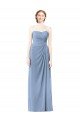 Strapless Long Chiffon Bridesmaid Dress with Sweetheart Neckline Sydney