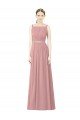 High Neck Chiffon Bridesmaid Dress with Low Back Sydney