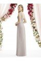 Shop Full Length Lux Chiffon Dress with Draped Bodice And Shirred Straps Sydney