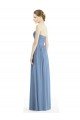 Shop Strapless Long Chiffon Dress with Sweetheart Neckline And Draped Bodice Sydney