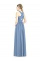 Shop Sleeveless Cross Strap Back Chiffon Bridesmaid Dress Sydney