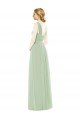 Sleeveless Chiffon Long Bridesmaid Dress with Shoulder Straps Sydney