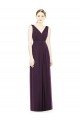 Shop V-Neckline Sleevelss Full Length Chiffon Bridesmaid Dress Sydney
