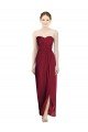 Strapless Sweetheart Long Chiffon Bridesmaid Dress Sydney