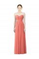Draped Sweetheart Strapless Chiffon Bridesmaid Dress Sydney