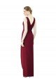 Shop Draped Sleeveless Long Chiffon V-Neck Bridesmaid Dress Sydney
