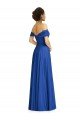 Shop Off the Shoulder Draped Chiffon Maxi Bridesmaid Dress Sydney