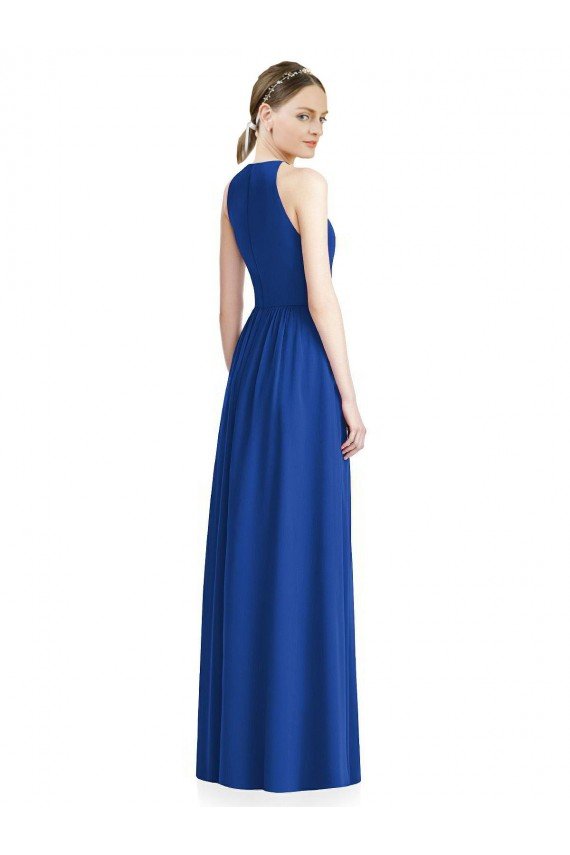 Shop Draped Keyhole Long Chiffon Bridesmaid Dress Sydney