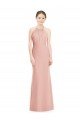 Shop Halter Neck Trumpet Chiffon Bridesmaid Dress Sydney