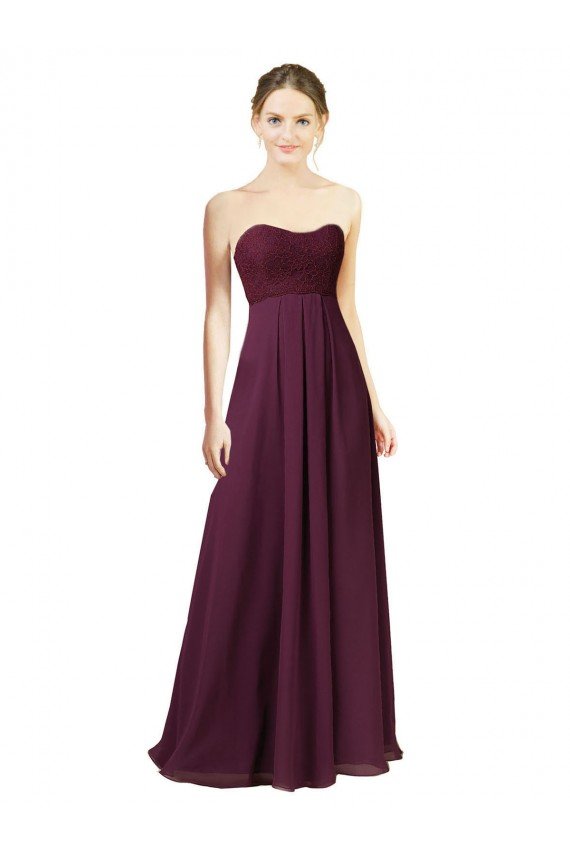 Dreamy Lace Over Chiffon Bridesmaid Dress Sydney