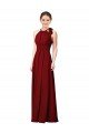 Luxe Chiffon Bridesmaid Dress with Open Slit In the Back Sydney