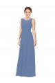 Shop Luxe Chiffon Bridesmaid Dress with Illusion and Sweetheart Neckline Sydney