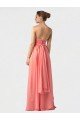 Shop Shirred Bodice Full Length Long Chiffon Bridesmaid Dress Sydney