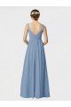 Shop Long Chiffon Bridesmaid Dress with Sweetheart Neckline and Wide Straps Sydney