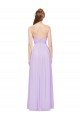 Strapless Mermaid Chiffon Bridesmaid Dress WITH High Side Slit and Ruffles Sydney