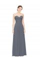 Shop Twisted Waist Pleats Sweetheart Long Chiffon Bridesmaid Dress Sydney