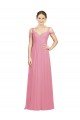 Shop Sweetheart Long Chiffon Bridesmaid Dress with Off the Shoulder Straps Sydney