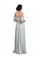 Shop Off the Shoulder Spaghetti Strap Long Chiffon Bridesmaids Dress Sydney
