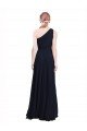 Long Chiffon Bridesmaid Dress with One Shoulder Neckline And Belt Sydney