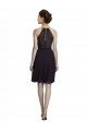 Shop Short Knee Length High Neck Chiffon Bridesmaids Dress Sydney