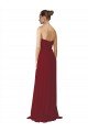 Hand-Ruched Sweetheart Long Chiffon Bridesmaid Dress Sydney