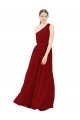 Shop Draped One Shoulder Long Floor Length Chiffon Bridesmaid Dress Sydney