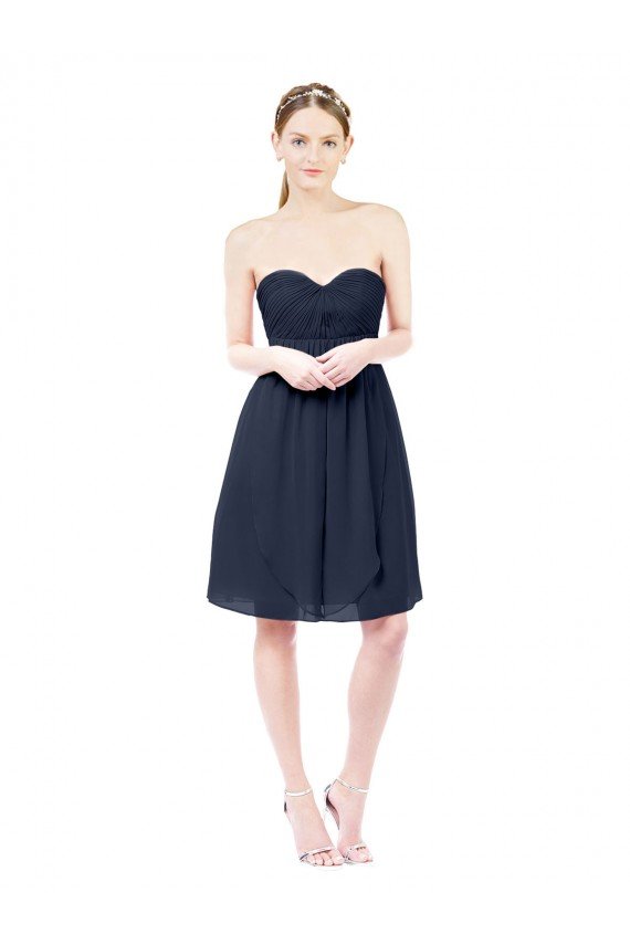 Shop Sweetheart Cocktail Knee Length Chiffon Cocktail Bridesmaid Dress Open Back Sydney