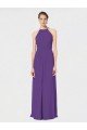 Long Chiffon Spaghetti Strap Halter Bridesmaid Dress Sydney