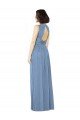 Open Keyhole Back Bateau Neck Chiffon Bridesmaid Dress Sydney