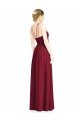 Shop Halter Neck Open Back Draped Chiffon Bridesmaid Dress Sydney
