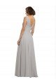 Shop Twist Shouder Full Chiffon Bridesmaids Dress with V-Neckline and V-Back Sydney