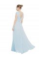 Shop Chiffon Bridsmaids Dress with V-Neckline and Tie V Back Sydney