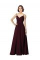 Shop V-Neck Chiffon Bridesmaid Dress with Twist Front Bodice Sydney
