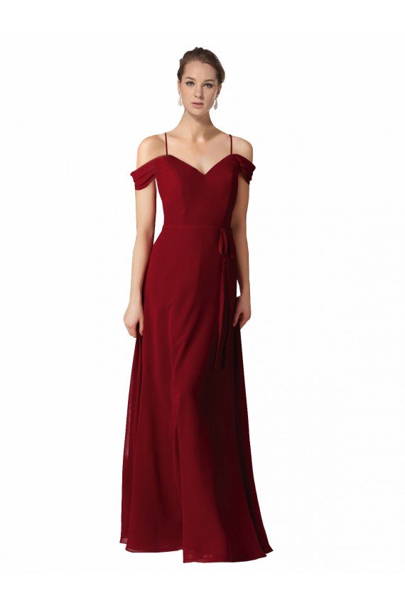 Shop Chiffon with Beaded Embroidery Bridesmaid Dress Sydney
